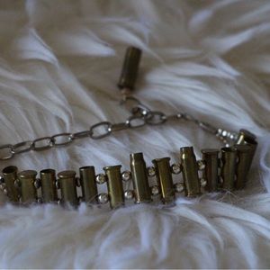 Bracelet using bullet casings for the avid hunter in you